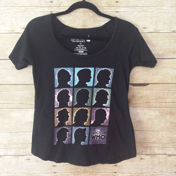 Her Universe Doctor Who Womens Small Raglan Shirt - Picture 1 of 4